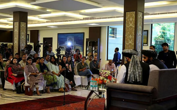 Taliban Minister Faces Criticism in India Over Gender Exclusion